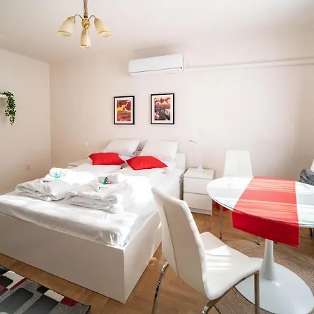 Free Parking Riverwalk - 4 Ppl,wi-fi,ac, Tv * Budapeszt